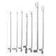 7pcs/set Latch Sewing Needles Sealing Crochet Hook DIY Weave Knitting Tools Dread-lock Crochet