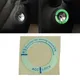 Autocollant lumineux décoratif pour trou porte-clés autocollant lumineux pour voiture pour trou