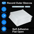 50pcs 12" OPP Gel Recording Protective Sleeve Self Adhesive Records Bag For Turntable Player LP