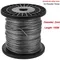 100M Φ2MM Electric Fence Low Resistance Aluminum Alloy Wire for Farm Animals Dog Pig Pourltry Garden