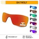 Bwake-lentilles de remplacement polarisées monture de lunettes de soleil pour Oakley Batwolf