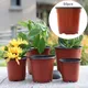 Antique Flower for Indoor Plants 50 Packs Plastic Nursery Pots With Holes Reusable Plastic Pots Seed
