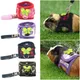 Adjustable Guinea Pig Harness Leash Set Outdoor Traction Rope for Hamster Chinchilla Mice Rat Ferret