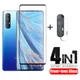 4-en-1 pour OPPO Find X2 Neo Glass pour Find X2 Neo Phone Film HD protecteur d'écran en verre de
