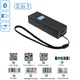 1D 2D Wireless Bluetooth Barcode Scanner Mini Pocket Bar Reader Portable BT Reader QR Code PDF417