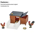 Farm Henhouse Model Toy DIY Build Your Own Farm Children's Puzzle Education Cute Animal Rabbit Nest