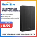 UnionSine HDD 2.5" Portable External Hard Drive 120gb/160gb/250gb USB3.0 Storage Compatible for PC