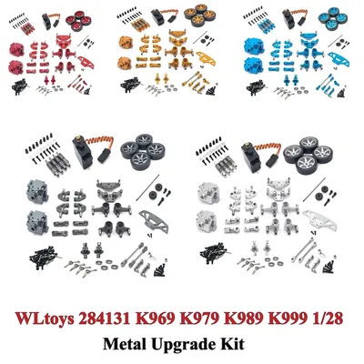 WLtoys-Kit de pièces de voiture télécommandée RC métal mise à niveau K969 K979 K989