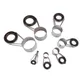 Fishing Rod Top Rings 7 size Stainless Steel Guide Ring for Spinning Casting Fishing Rod Hand Pole