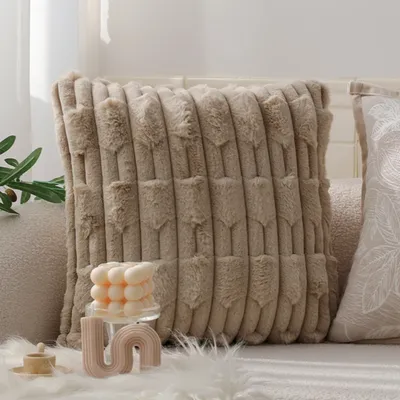 Kreative dekorative Kissen bezug für Sofa Wohnzimmer Plüsch weichen Kissen bezug nordischen Stil Image