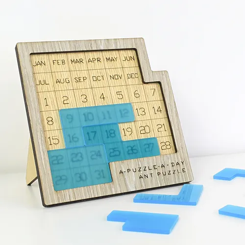 Ein Puzzle pro Tag super harte Kalender zeit Puzzle Intelligenz Gehirn Holz Erwachsenen Puzzle Spiel