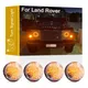 4Pcs Clear Lens Front Rear Amber Turn Signal Indicator Light For Land Rover 1/2/2A/3 Series