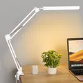 Adjustable Foldable Desk Lamp Double Swing Arm LED Desk Light Eye-Caring Architect Task Lamp