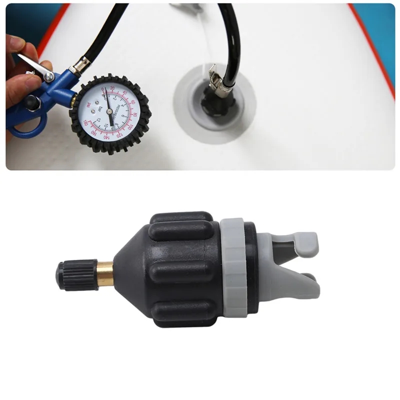 1 PC Elektrische Pumpe Adapter Kajak Paddle Board Luft Ventil Schlauchboot Zubehör Luft Düse Kajak Luft Ventil Umwandlung Kopf Image