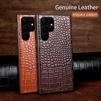 Luxus Commerce Echt leder Cover Case für Samsung Galaxy S22 S23 S24 plus Samsung Galaxy S22 S23 S24