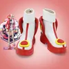 Anime OnePiece Film ROT UTA PU Leder Schuhe Nach Maß Uta Schuhe Halloween Karneval Stiefel frauen