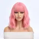 14 Zoll Frauen sexy kurze lockige Haare Haar Perücke Bob rosa Perücke Mode Perücke Cosplay Perücke