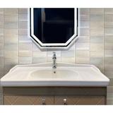 Apollo Tile 3" X 6" Beveled Marble Subway Tile in Brown | 0.38 D in | Wayfair APLFSH8836BPA