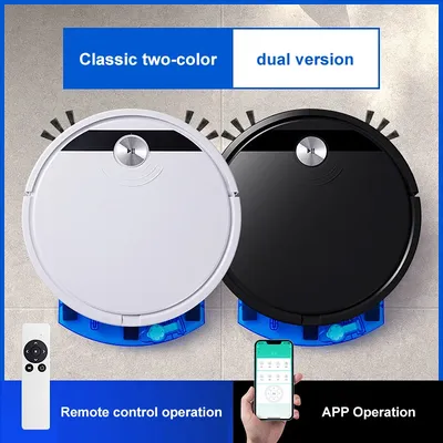 2024 NEU 2800PA 3-in-1 RS800 Superleiser Roboter-Staubsauger Intelligente Handys APP-Steuerung Kehren und Nasswischen Boden & Teppich Image