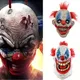 Halloween-Maske rotes Haar Clown Maske Cosplay beängstigende Rolle Horror Joker Latex Voll gesichts