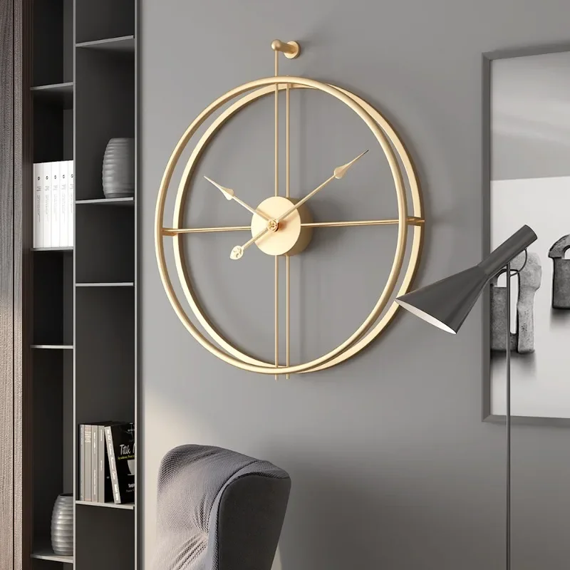 50/60 cm Wanduhr Modernes Design Große Stumm Uhren Wand Wohnkultur Kreisförmige Digitale Uhren Wohnzimmer Dekoration Handwerk uhren