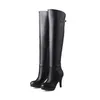 2017 Rushed Neue Winterstiefel Botas Mujer Big Size 34-46high Heels Herbst Winter Schuhe Für Frauen