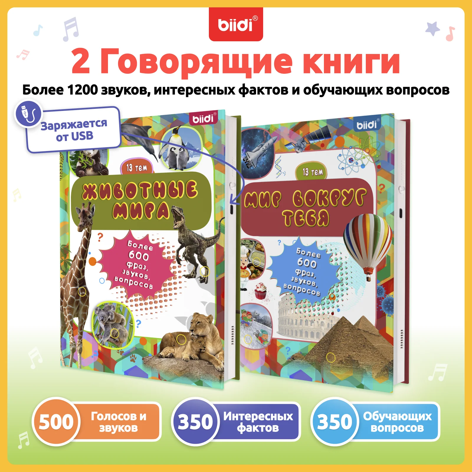 Biidi Russische Bücher in russischer Sprache, interaktives Lesebuch für Kinder, Lernspiel für Kinder, Montessori-Lernspielzeug Image