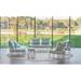 iSiMAR Lagarto Two-Seat Outdoor Sofa Metal/Rust - Resistant Metal in Pink | 29.1 H x 59 W x 33.8 D in | Wayfair 8078_PP_PC