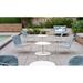 iSiMAR Olivo Lounge w/ Cushion, Polyester in Gray/White/Blue | 29.3 H x 33.4 W x 31 D in | Outdoor Furniture | Wayfair 8083_IW_VE