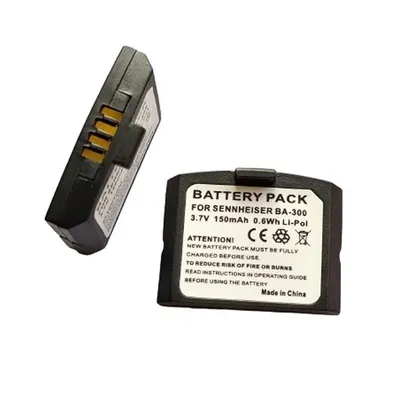 Batterie für ba300 Batterie Sennheiser NCI-PLS100H HC-BA300 500898 SET 900 IS410 TV RR4200 IS410 RS-4200 3,7 V 150 mAh Headset-Telefon