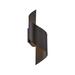 Modern Forms Helix 1 - Bulb Integrated LED Outdoor Flush Mount Aluminum/Metal in Brown | 17 H x 6 W x 4.5 D in | Wayfair WS-W34517-BZ