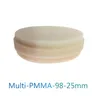 98x25mm candeggina multistrato PMMA CAD/CAM vuoto multistrato dischi acrilici protesi per protesi