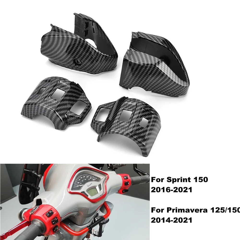 Custodie per interruttori di controllo del manubrio tappo di copertura per Vespa Sprint Primavera 150 125 2014-2021 Sprint 150 protezione per bottoni indicatori di direzione