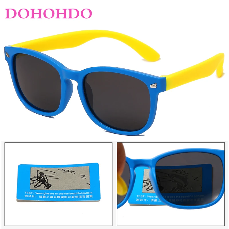 Occhiali da sole polarizzati per bambini retrò TR90 occhiali da sole flessibili per bambini per ragazzi ragazze regalo per bambini all'aperto occhiali da sole occhiali UV400