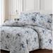 The Holiday Aisle® Fleming Oversized Duvet Cover Set Flannel/Cotton in Red/Blue/Navy | Queen Duvet Cover + 2 Shams | Wayfair