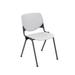 KFI Studios Kool Armless Stackable Chair Plastic/Acrylic/Plastic/Metal in Gray/Black | 31 H x 20.5 W x 21.25 D in | Wayfair 2300SB-P13