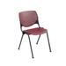 KFI Studios Kool Armless Stackable Chair Plastic/Acrylic/Plastic/Metal in Red/Black | 31 H x 20.5 W x 21.25 D in | Wayfair 2300SB-P07