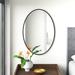 Mercury Row® Alice Industrial Accent Mirror Wood/Metal in Brown | 30.98 H x 20.98 W x 0.79 D in | Wayfair E6D212326D1347C8ADDBFD22537C3440