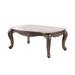 Rosdorf Park Zoraida Coffee Table Wood/Faux Marble in Brown/White/Yellow | 20 H x 52 W x 32 D in | Wayfair 1D208ACC173F4E328505EC1C3EA63354