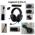 Pezzi di ricambio originali per cuffie Logitech G Pro X Ricevitore adattatore fibbia cerniera di ricambio, microfono, scheda audio, cavo audio