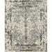 White 24 x 0.5 in Area Rug - Loloi Rugs Pearl Colson Oriental Hand-Knotted Wool Heather Gray/Navy Area Rug Wool | 24 W x 0.5 D in | Wayfair