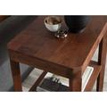 Birch Lane™ Ardentown Solid Wood Side Table w/ Storage Wood in Brown | 26 H x 22 W x 14 D in | Wayfair E6B571822FED44CC95F74B0F6F6EF107