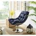 Brighton Wicker Rattan Outdoor Patio Swivel Lounge Chair by Modway Wicker/Rattan | 39 H x 33 W x 37.5 D in | Wayfair EEI-3616-LGR-NAV