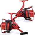 2 x OCEAN MASTER 3BB 80 LINEAEFFE LARGE SEA BEACH FISHING REELS FIXED SPOOL