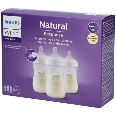 Philips Avent Natural Response Zuigfles Scy903/03 Trio 3 St Flaschen Image