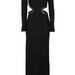 STAUD Women Long Sleeve Cut-out Sides Dolce Dress - Black