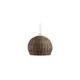 Suspension boule en rotin 80x80cm