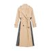 Monogrammed Mid-Length Trench Coat