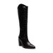 Maryana Pointed Toe Block Heel Knee High Boot