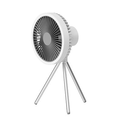 Portable Camping Fan – Rechargeable Battery Operated USB Fan with LED Light and Hook for Tent, Outdoor, Emergency Use